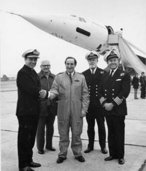 The first test pilot of Concorde